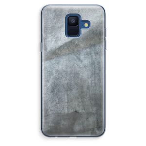 Grey Stone: Samsung Galaxy A6 (2018) Transparant Hoesje