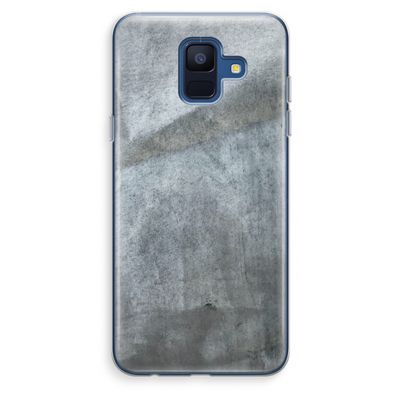 Grey Stone: Samsung Galaxy A6 (2018) Transparant Hoesje