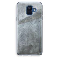 Grey Stone: Samsung Galaxy A6 (2018) Transparant Hoesje Grey Stone: Samsung Galaxy A6 (2018) Transparant Hoesje