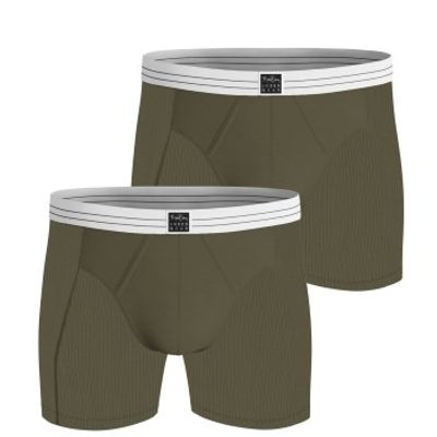 Björn Borg 2 stuks Cotton Stretch Rib Boxer * Actie *