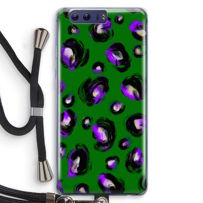 Green Cheetah: Honor 9 Transparant Hoesje met koord