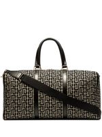 Balmain sac fourre-tout à motif monogrammé - Noir