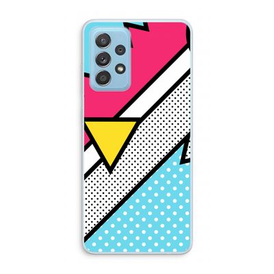 Pop Art #3: Samsung Galaxy A73 Transparant Hoesje