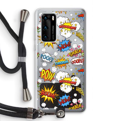 Pow Smack: Huawei P40 Transparant Hoesje met koord