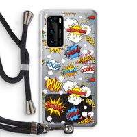 Pow Smack: Huawei P40 Transparant Hoesje met koord