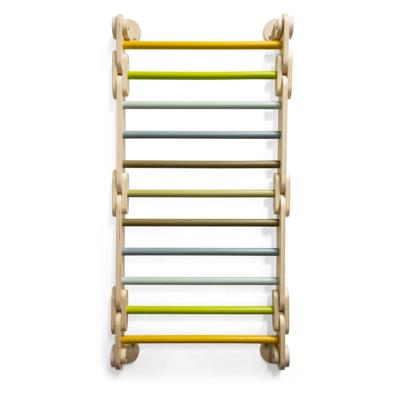 Small Foot - houten klimrek 2in1 driehoek en wandrek adventure