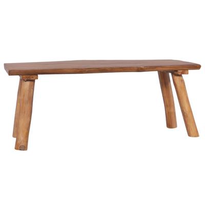 Tuinbank 120 cm massief teakhout