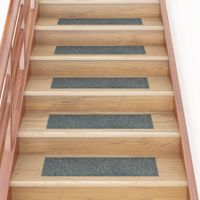 VidaXL 15 st trapmatten zelfklevend rechthoekig 76x20 cm groen