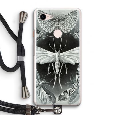 Haeckel Tineida: Pixel 3 Transparant Hoesje met koord