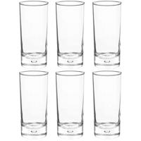 Secret de Gourmet longdrink glas Georgi - 6x stuks - 290 ml - sap/water/drinkglazen Secret de Gourmet longdrink glas Georgi - 6x stuks - 290 ml - sap/water/drinkglazen
