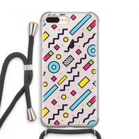 8-bit N°8: iPhone 7 PLUS Transparant Hoesje met koord