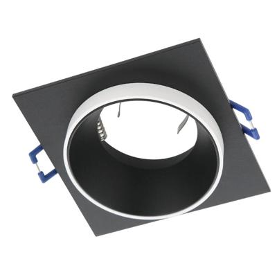 Eglo Zwarte inbouwspotCarosso met witte ring - 900452