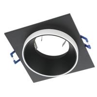 Eglo Zwarte inbouwspotCarosso met witte ring - 900452