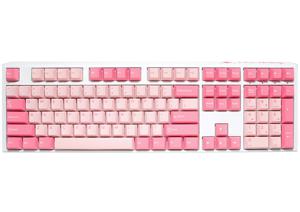 Ducky One 3 Gossamer Pink toetsenbord Double-shot PBT, Hot-swappable, QUACK Mechanics