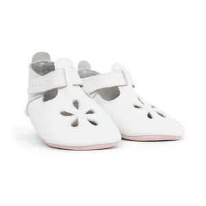 Bobux babyslofjes white daisy Maat