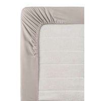 Hoeslaken percale katoen - grijs - 160x200 cm