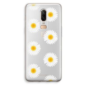 Margrietjes: OnePlus 6 Transparant Hoesje