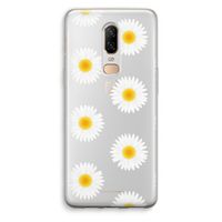 Margrietjes: OnePlus 6 Transparant Hoesje