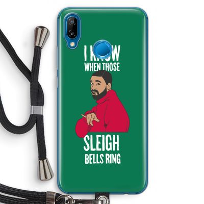 Sleigh Bells Ring: Huawei P20 Lite Transparant Hoesje met koord
