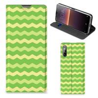 Sony Xperia L4 | Hoesje met Magneet | Waves Green