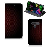 LG G8s Thinq | Hoesje met Magneet | Geruit Rood