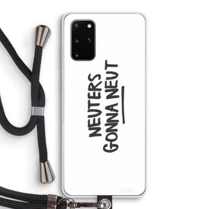 Neuters: Samsung Galaxy S20 Plus Transparant Hoesje met koord