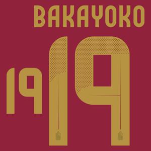 Bakayoko 19 (Officiële België Bedrukking 2024-2025)