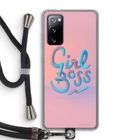 Girl boss: Samsung Galaxy S20 FE / S20 FE 5G Transparant Hoesje met koord