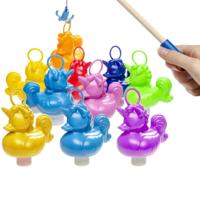 Hengelspel / eendjes vangen kermis spel - voor kinderen - met 10 eendjes - en 2 hengels