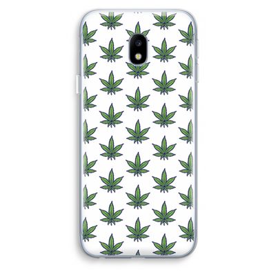Weed: Samsung Galaxy J3 (2017) Transparant Hoesje
