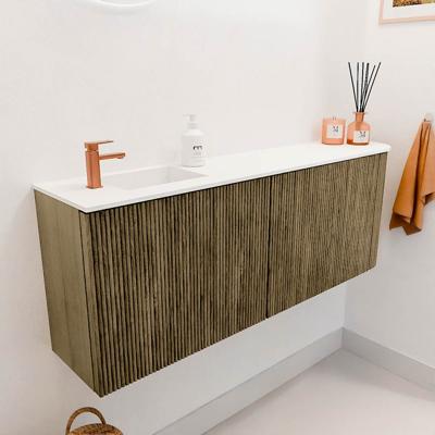 Toiletmeubel Mondiaz Joya | 111.6 cm | Meubelkleur Dusk | Faye wastafel Talc Links | 1 kraangat Toiletmeubel Mondiaz Joya | 111.6 cm | Meubelkleur Dusk | Faye wastafel Talc Links | 1 kraangat