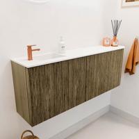 Toiletmeubel Mondiaz Joya | 111.6 cm | Meubelkleur Dusk | Faye wastafel Talc Links | 1 kraangat Toiletmeubel Mondiaz Joya | 111.6 cm | Meubelkleur Dusk | Faye wastafel Talc Links | 1 kraangat