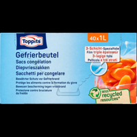 Toppits Diepvrieszakken 1 liter 40 stuks bij Jumbo