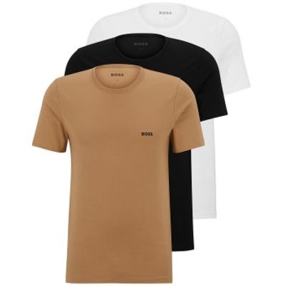 BOSS 3 stuks Classic Cotton Solid T-Shirt * Actie *