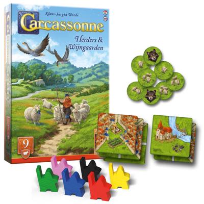 Carcassonne uitbreiding Herders & wijngaarden