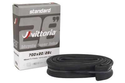 Vittoria Standard 700x20/28C Presta Binnenband 48mm Zwart Vittoria Standard 700x20/28C Presta Binnenband 48mm Zwart