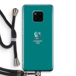 Win98: Huawei Mate 20 Pro Transparant Hoesje met koord