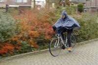 Puch Regenponcho mirage polyester - zwart