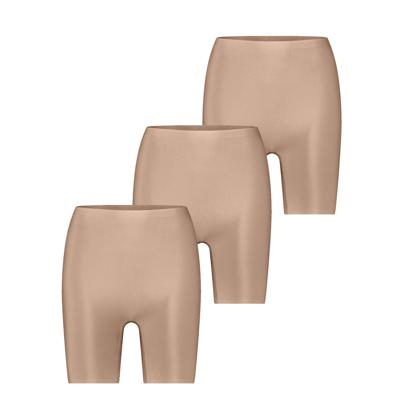 Ten Cate Secrets High Waist Long Short 3-pack Walnut-XL