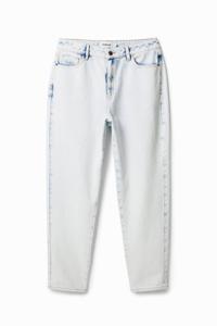 Jeans ontspannen print - WHITE - M