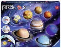 Ravensburger puzzel 522 stukjes planetensysteem 3D - thumbnail