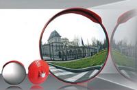 Verkeersspiegel 60 cm rond voor buiten