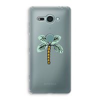 Palmboom: Sony Xperia XZ2 Compact Transparant Hoesje Palmboom: Sony Xperia XZ2 Compact Transparant Hoesje