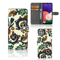 Wallet Case Samsung Galaxy A22 5G Barok Flower