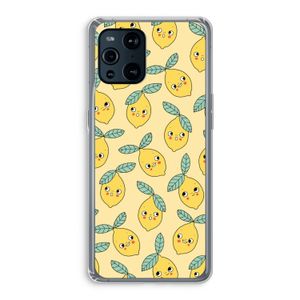 Citroenen: Oppo Find X3 Pro Transparant Hoesje