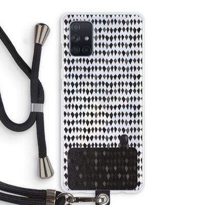 Crazy shapes: Samsung Galaxy A71 Transparant Hoesje met koord