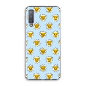 Leeuwenkoppen: Samsung Galaxy A7 (2018) Transparant Hoesje
