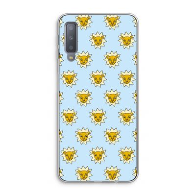 Leeuwenkoppen: Samsung Galaxy A7 (2018) Transparant Hoesje