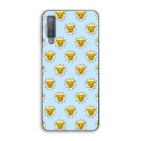 Leeuwenkoppen: Samsung Galaxy A7 (2018) Transparant Hoesje