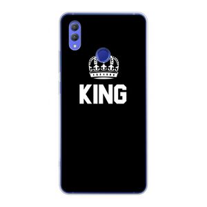 King zwart: Honor Note 10 Transparant Hoesje